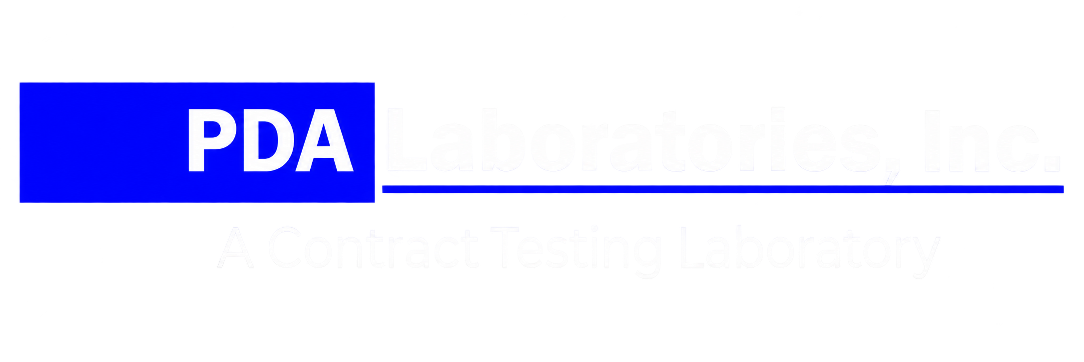 PDA Laboratories white logo PDA Laboratories, Inc. — A Contract Testing Laboratory
